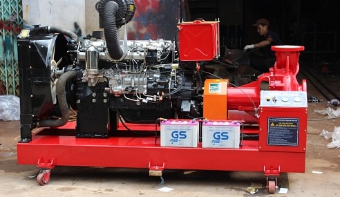 Đặc điểm của máy bơm chữa cháy Diesel