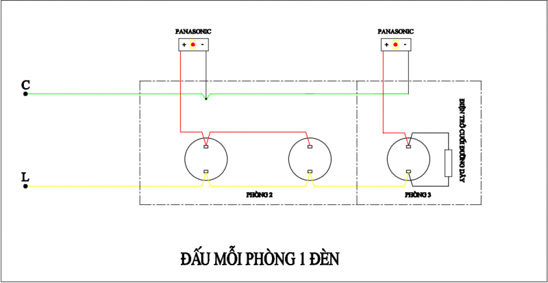 Đèn báo phòng horing ah413 Nguyên lý hoạt động đèn báo phòng